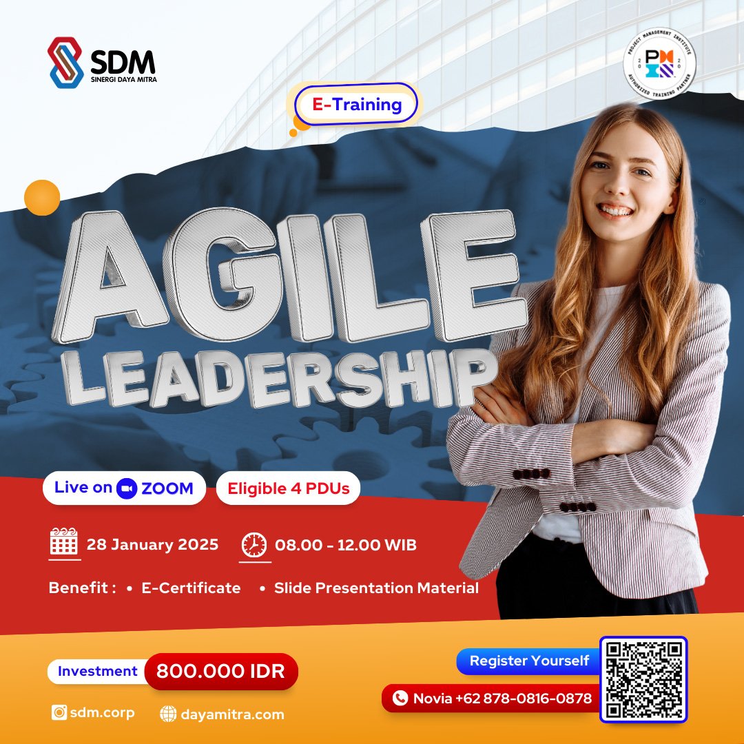 Agile Leadership - January 2025 (E-Training)