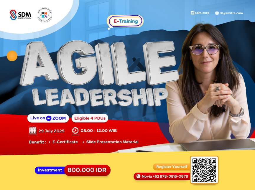 Agile Leadership - July 2025 (E-Training)