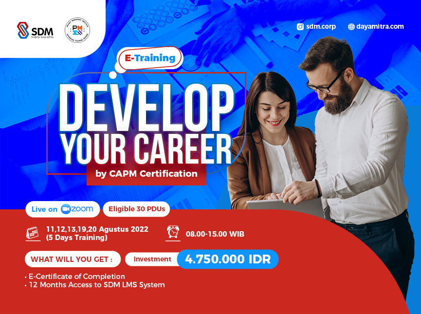 CAPM Certification - Develop Your Career Batch August 2022