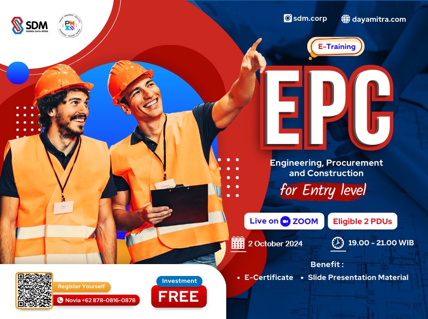 EPC (Engineering, Procurement and Construction) - September 2024 (E-Training)