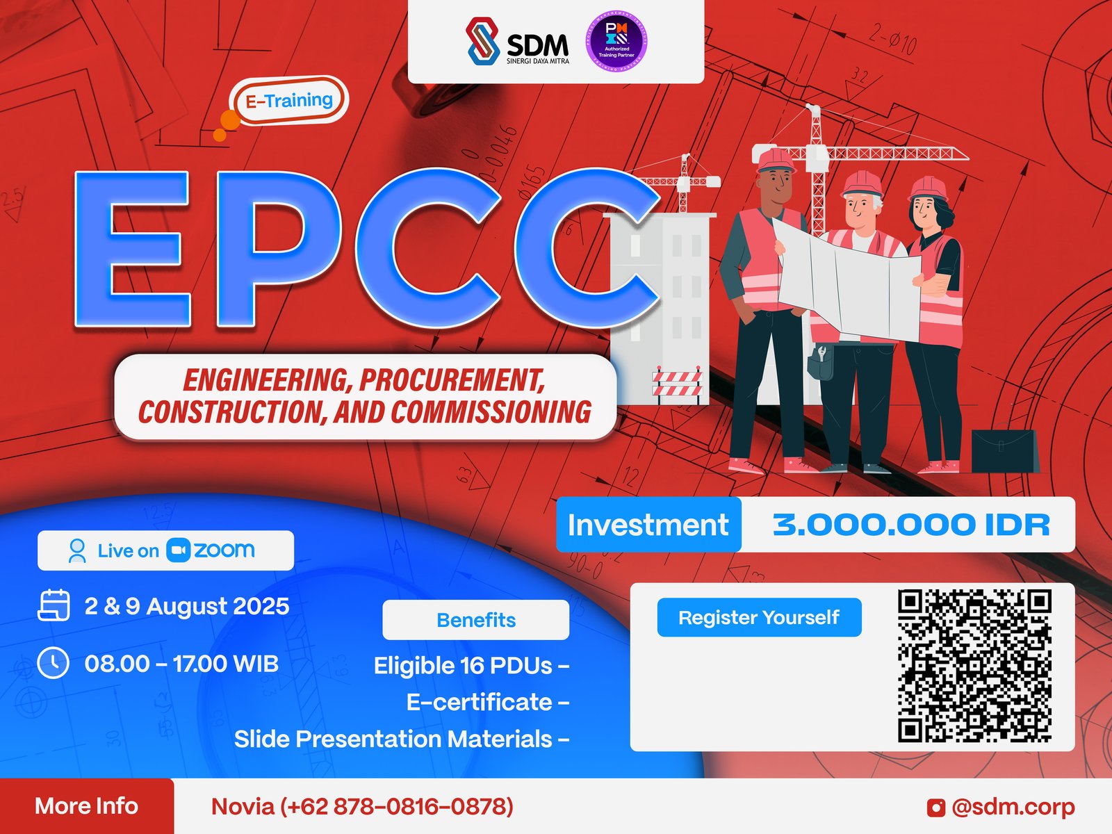 EPCC (Engineering, Procurement, Construction, and Commissioning) - August 2025 (E-Training)
