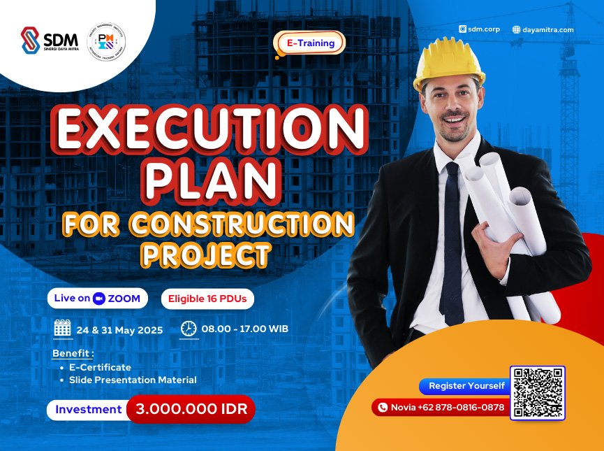 Execution Plan for Construction Project - May  2025 (E-Training)