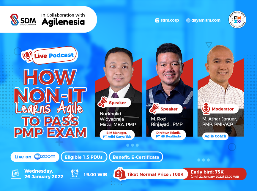 Live Podcast : How non-IT learns Agile to Pass PMP Exam