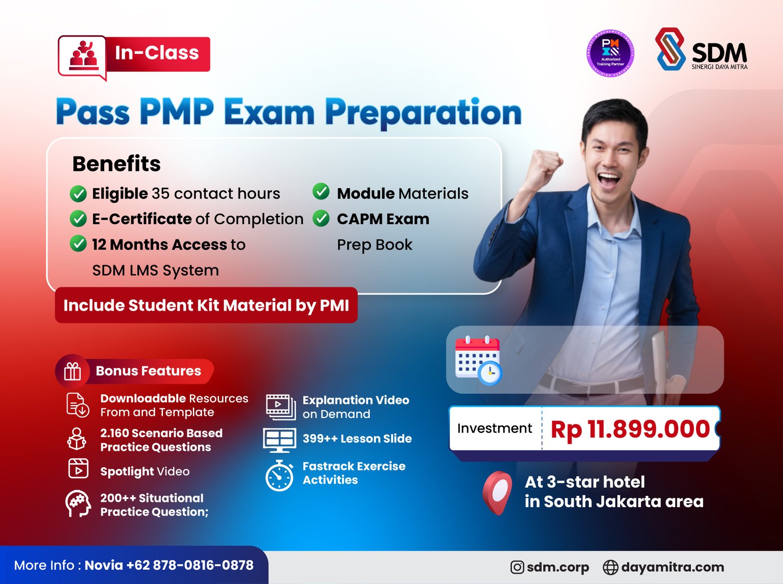 Pass PMP® Exam Preparation - January 2026 (In-Class)