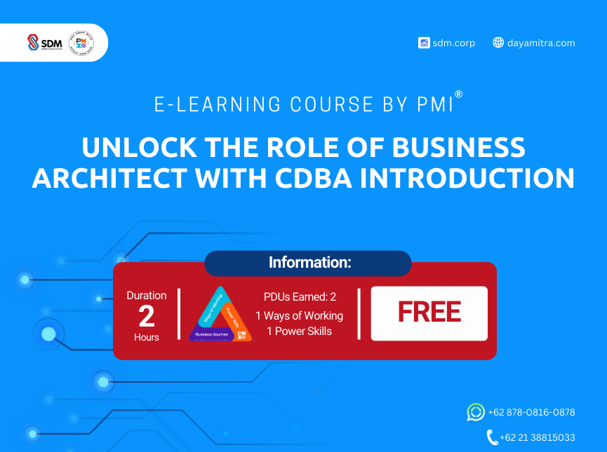 PMI Citizen Developer™ Business Architect: CDBA Introduction