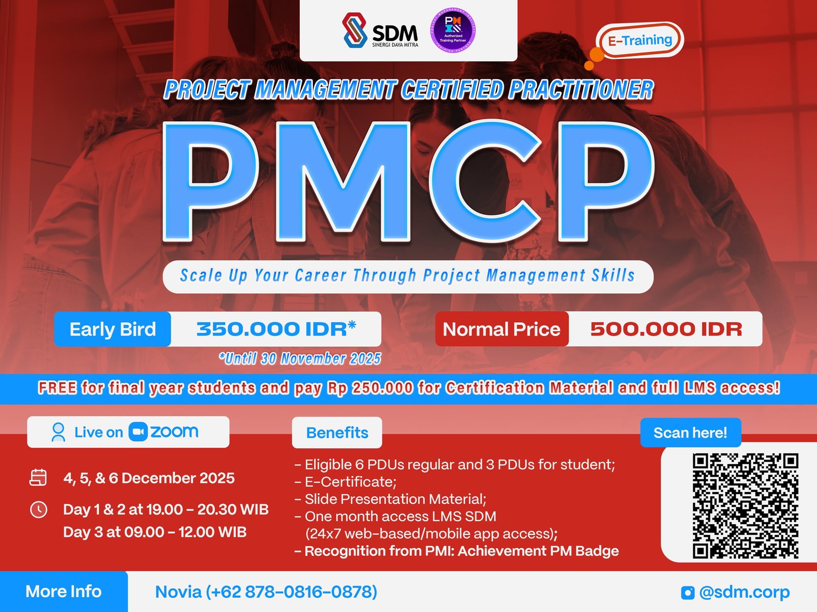 Project Management Certified Practitioner (PMCP) - Scale Up Your Career Through Project Management Skills - December 2025 ( E-Training)