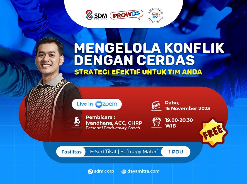 PROWDS : Mengelola Konflik dengan Cerdas : Strategi Efektif untuk Tim Anda