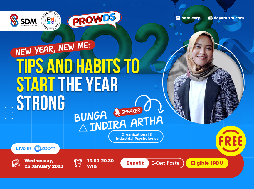 PROWDS : “New Year, New Me: Tips and Habits to Start the Year Strong”