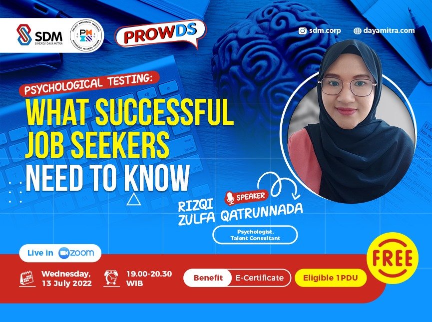 PROWDS: Psychological Testing: What Successful Job Seekers Need to Know