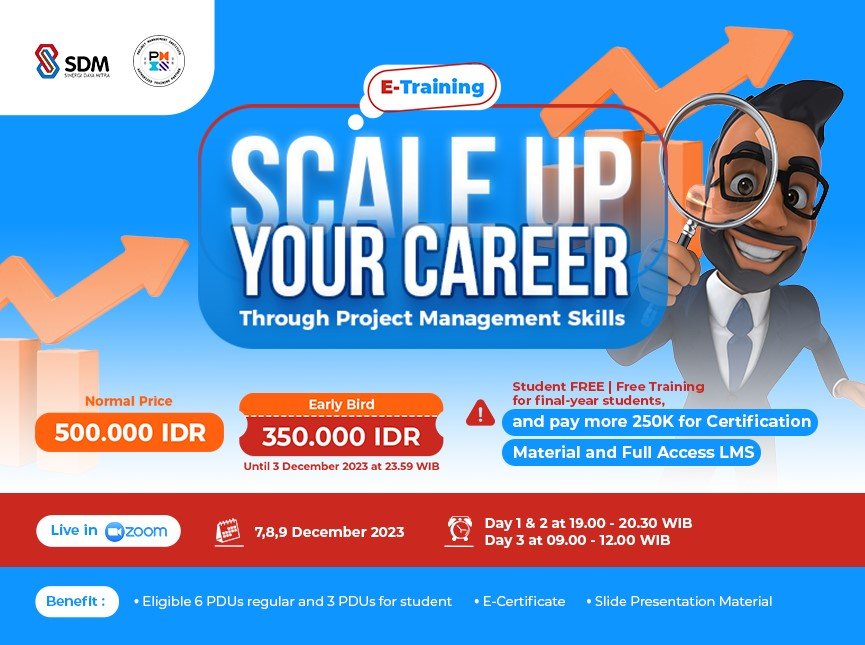 Scale Up Your Career Through Project Management Skills (PMCP) - Batch December 2023