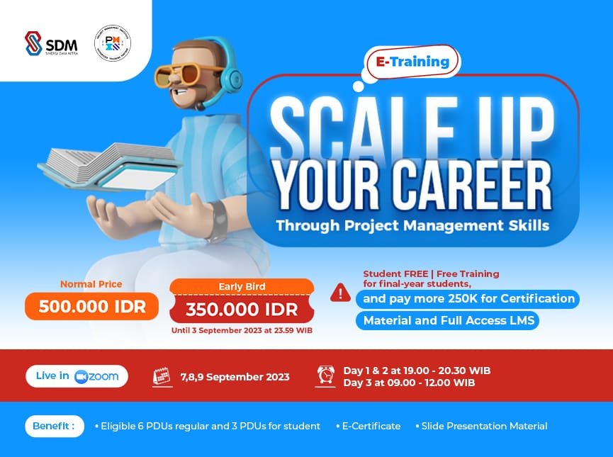 Scale Up Your Career Through Project Management Skills (PMCP) - Batch September 2023