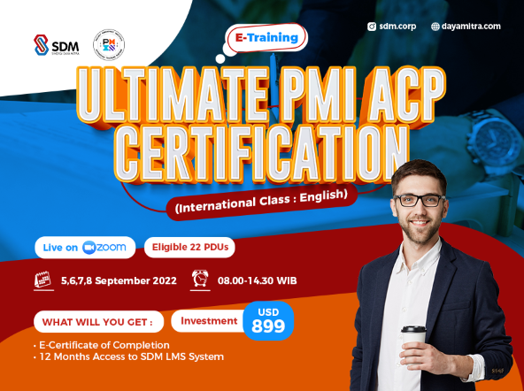 Ultimate PMI - ACP Exam Certfication (international Class : English) Batch September 2022